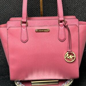 Michael Michael Kors Mauve Jet Set Travel Tote Approx. 15 x 10.5 x 4